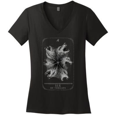 Hunt: Showdown 6th Anniversary Six Of Threats Women's V-Neck T-Shirt