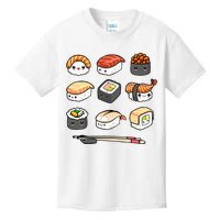 Happy Sushi Anime Kawaii Set Japanese Food Lover Otaku Manga  Kids T-Shirt