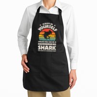 Hammerhead Shark Always Be Yourself Retro Vintage Full-Length Apron With Pockets
