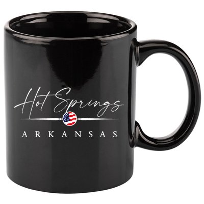 Hot Springs Arkansas 11oz C Handle Ceramic Mug