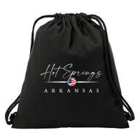 Hot Springs Arkansas Drawstring Bag
