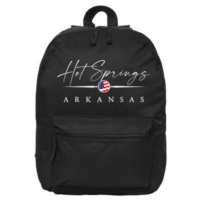 Hot Springs Arkansas 16 in Basic Backpack