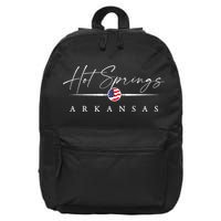 Hot Springs Arkansas 16 in Basic Backpack