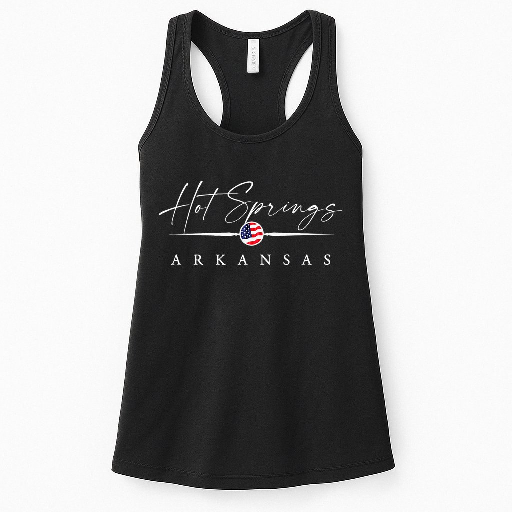 Hot Springs Arkansas Womens Tank Top