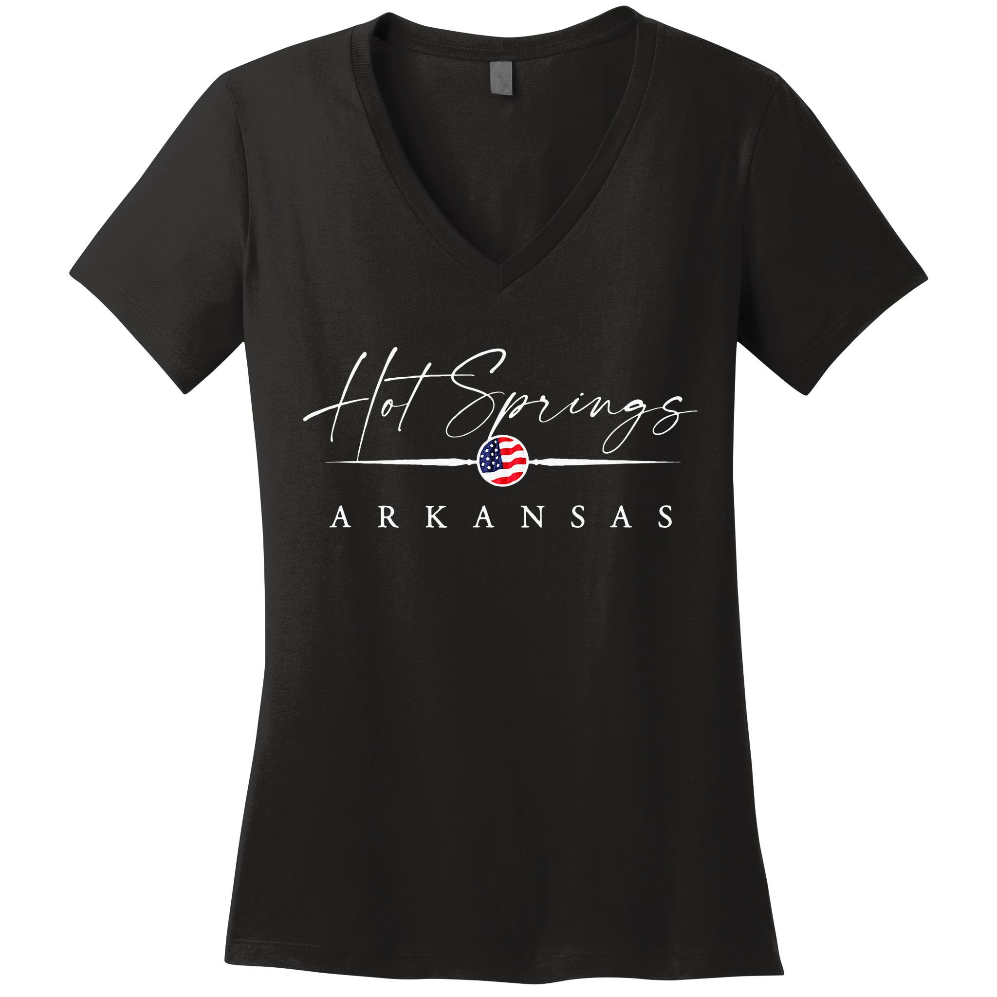 Hot Springs Arkansas Women's V-Neck T-Shirt
