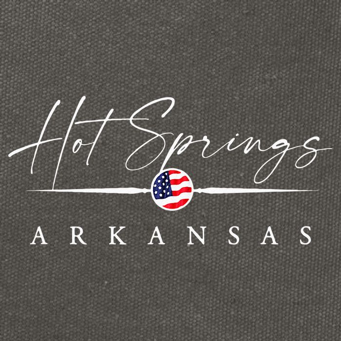 Hot Springs Arkansas Cotton Canvas Backpack