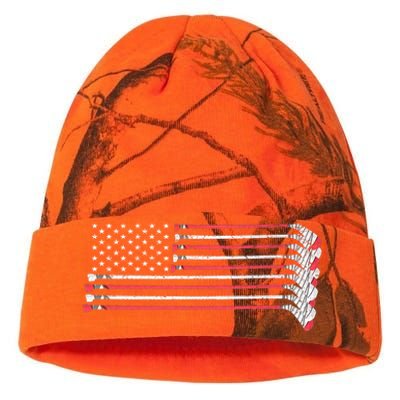 Hockey Sticks American Flag Kati Licensed 12" Camo Beanie