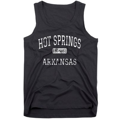 Hot Springs Arkansas AR Vintage Tank Top