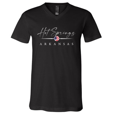 Hot Springs Arkansas V-Neck T-Shirt