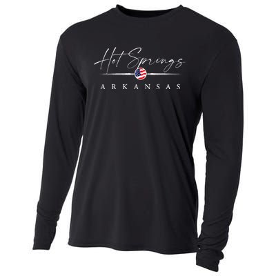 Hot Springs Arkansas Cooling Performance Long Sleeve Crew