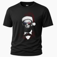 Hipster Santa Abraham Lincoln Cooling Performance Crew T-Shirt