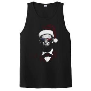 Hipster Santa Abraham Lincoln PosiCharge Competitor Tank