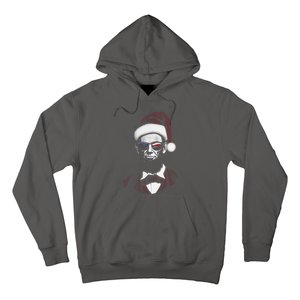 Hipster Santa Abraham Lincoln Hoodie