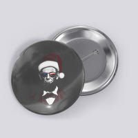 Hipster Santa Abraham Lincoln Button