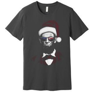 Hipster Santa Abraham Lincoln Premium T-Shirt