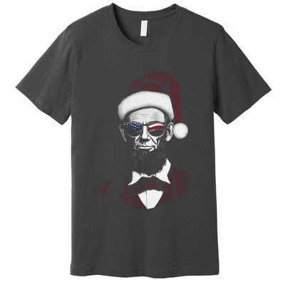 Hipster Santa Abraham Lincoln Premium T-Shirt