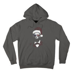 Hipster Santa Abraham Lincoln Tall Hoodie