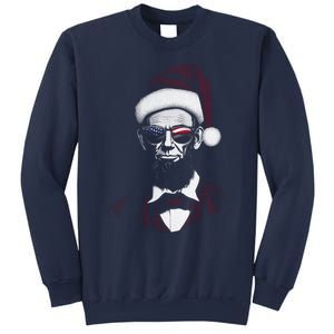 Hipster Santa Abraham Lincoln Sweatshirt