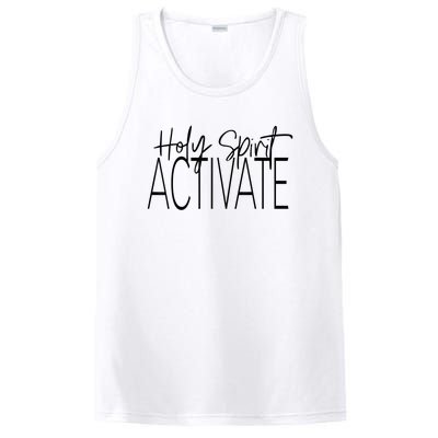 Holy Spirit Activate Western Jesus Lover Christian Religious PosiCharge Competitor Tank