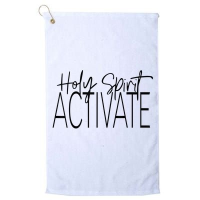 Holy Spirit Activate Western Jesus Lover Christian Religious Golf Towel