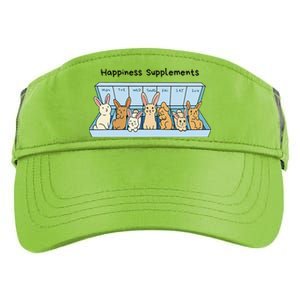 Happiness Supplements Adorable Bunny Daily Dose Of Cuteness Adult Drive Performance Visor