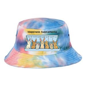 Happiness Supplements Adorable Bunny Daily Dose Of Cuteness Tie Dye Newport Bucket Hat