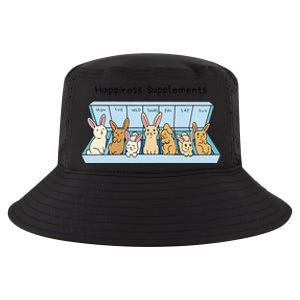 Happiness Supplements Adorable Bunny Daily Dose Of Cuteness Cool Comfort Performance Bucket Hat