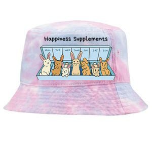 Happiness Supplements Adorable Bunny Daily Dose Of Cuteness Tie-Dyed Bucket Hat