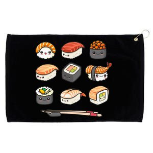 Happy Sushi Anime Kawaii Set Japanese Food Lover Otaku Manga  Grommeted Golf Towel