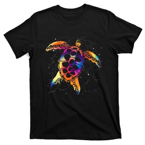 Hawaiian Sea Animal Ocean Tribal Sea Turtle T-Shirt