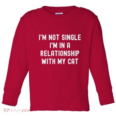 Happy Singles Awareness Day Anti Valentines Day No Couples Toddler Long Sleeve Shirt