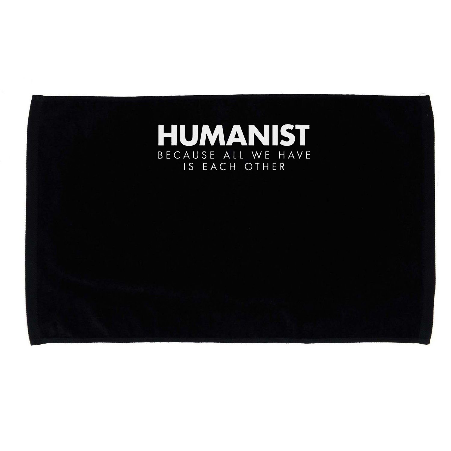 Humanis Secular, Atheist, Atheism, Humanitarian Microfiber Hand Towel