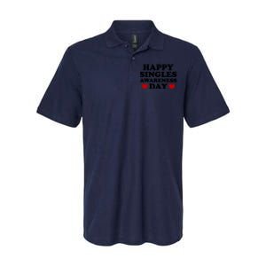 Happy Singles Awareness Day Anti Valentines Day No Couples Gift Softstyle Adult Sport Polo