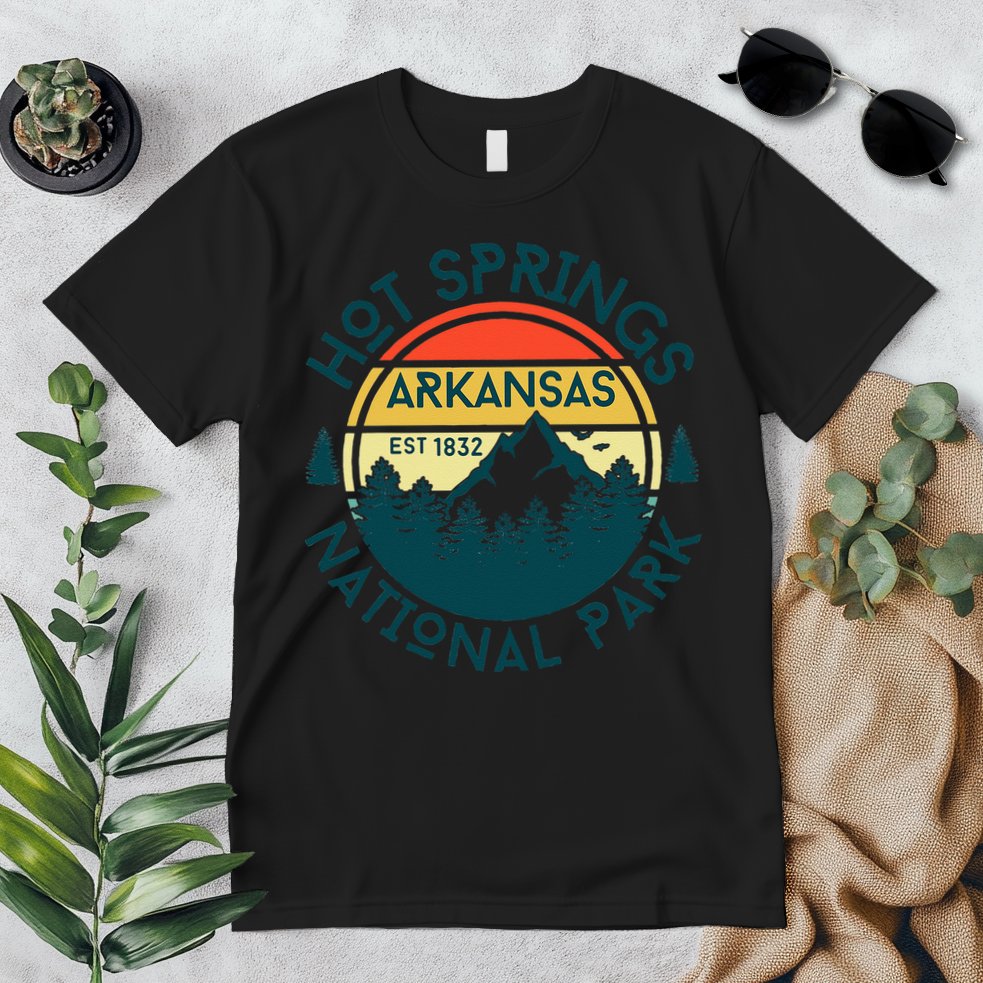 Hot Springs Arkansas Nature Hiking Outdoors Travel Premium T-Shirt