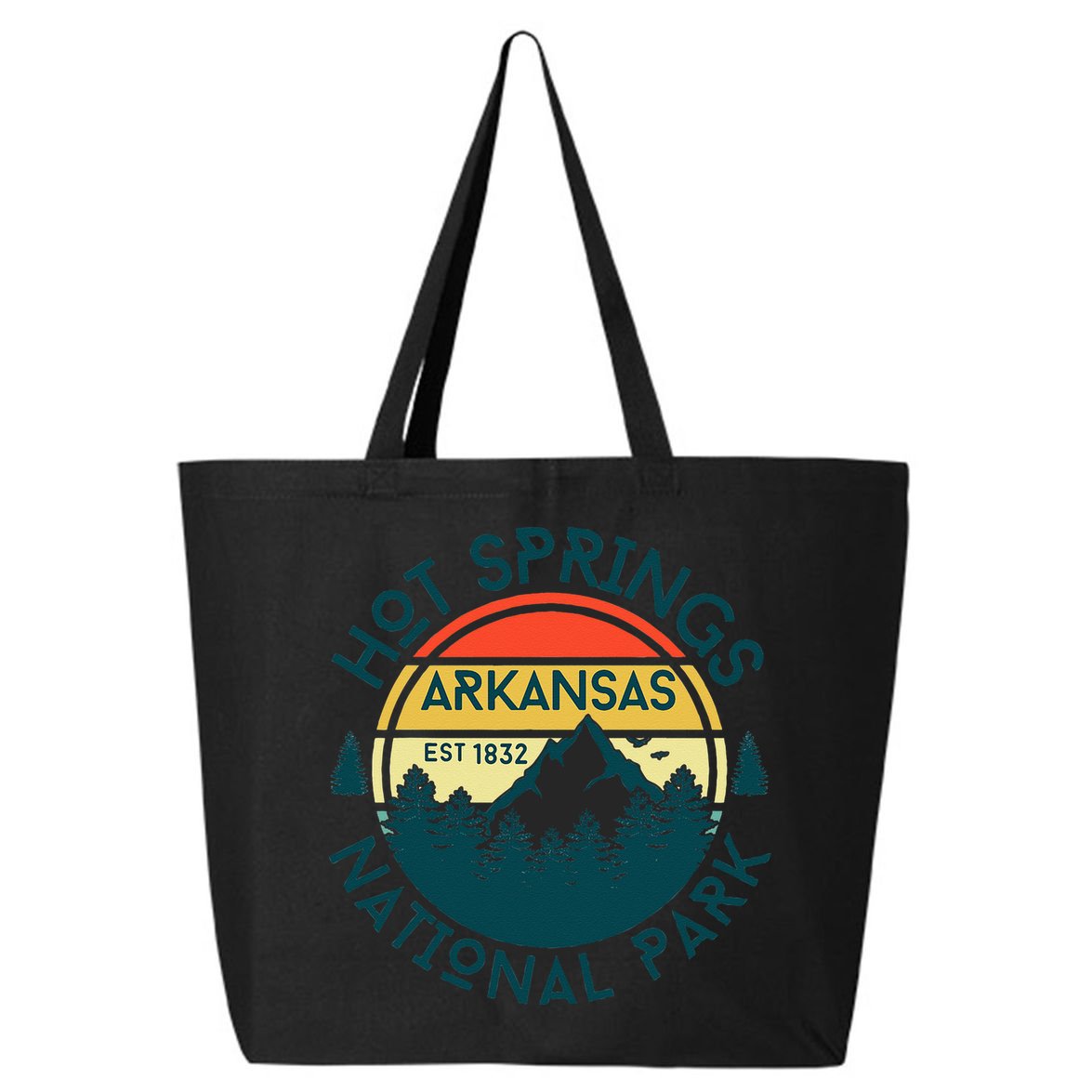 Hot Springs Arkansas Nature Hiking Outdoors Travel 25L Jumbo Tote