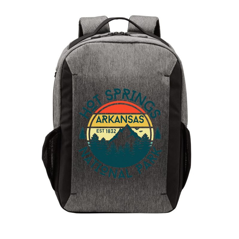 Hot Springs Arkansas Nature Hiking Outdoors Travel Vector Backpack