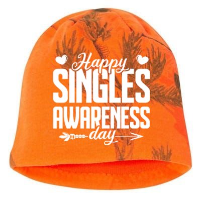 Happy Singles Awareness Day Funny Valentines Gift Kati - Camo Knit Beanie