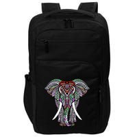 Henna Stylish Artistic Save The Elephants Wildlife Impact Tech Backpack