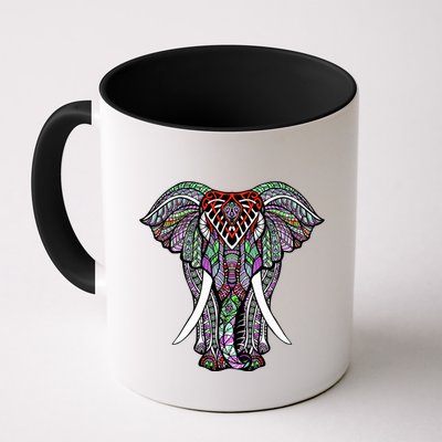 Henna Stylish Artistic Save The Elephants Wildlife Mug