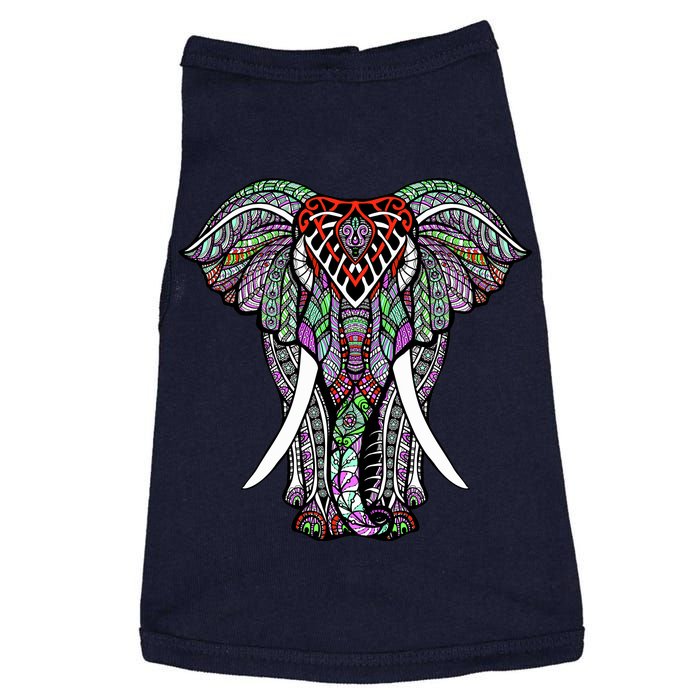 Henna Stylish Artistic Save The Elephants Wildlife Doggie Tank