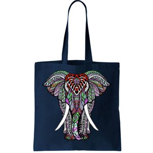 Henna Stylish Artistic Save The Elephants Wildlife Tote Bag