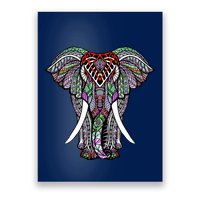 Henna Stylish Artistic Save The Elephants Wildlife Poster