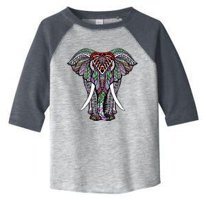 Henna Stylish Artistic Save The Elephants Wildlife Toddler Fine Jersey T-Shirt