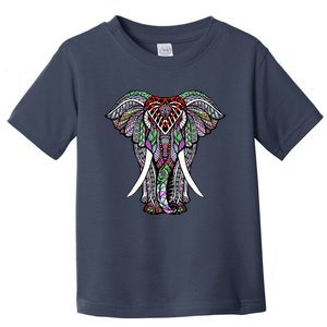 Henna Stylish Artistic Save The Elephants Wildlife Toddler T-Shirt