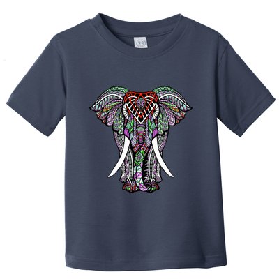 Henna Stylish Artistic Save The Elephants Wildlife Toddler T-Shirt