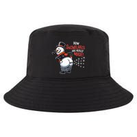 How Snowflakes Are Made Funny Winter Snowman Cool Comfort Performance Bucket Hat