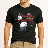 How Snowflakes Are Made Funny Winter Snowman Performance Shirt