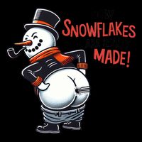 How Snowflakes Are Made Funny Winter Snowman 16oz Travel Tumbler