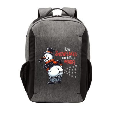 How Snowflakes Are Made Funny Winter Snowman Vector Backpack