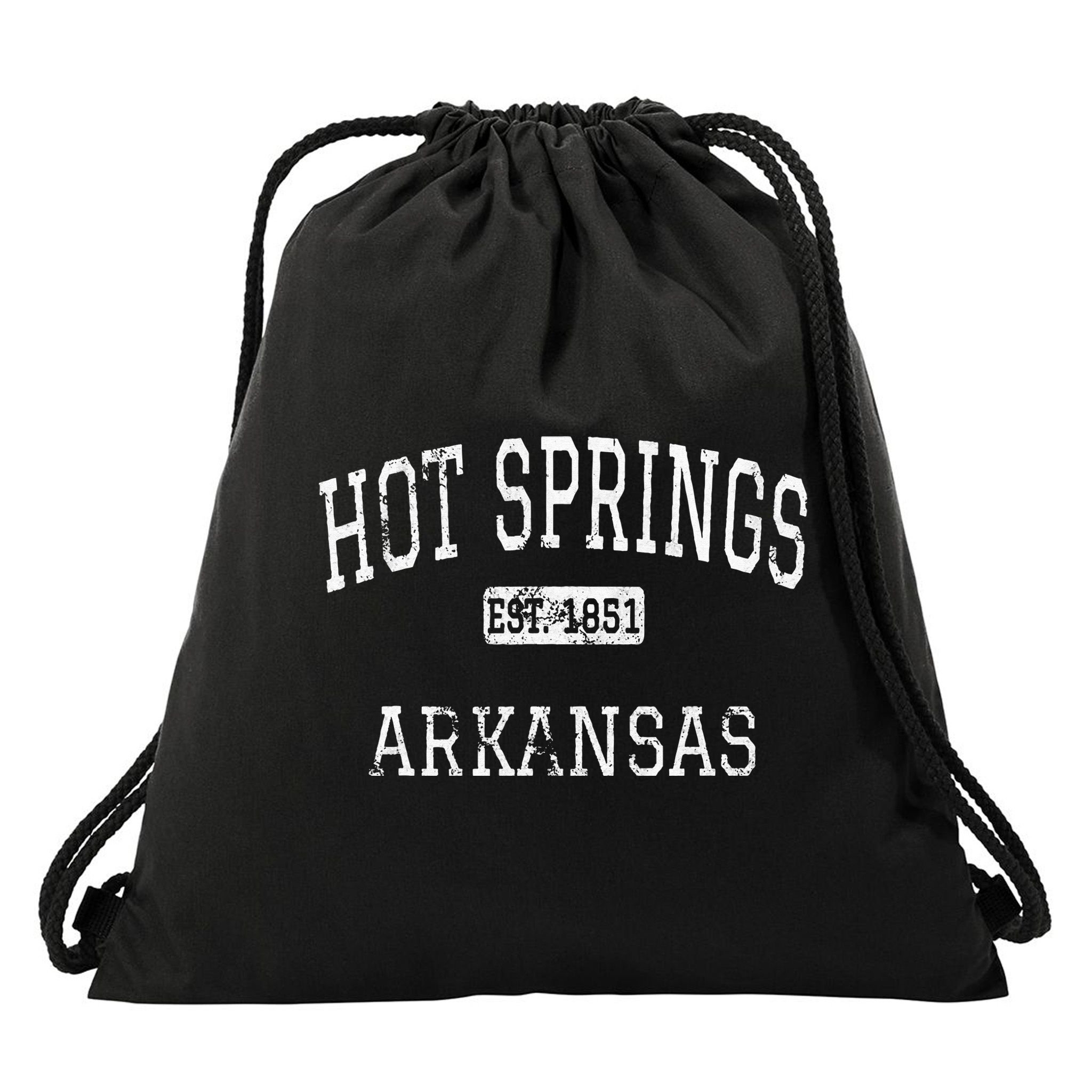 Hot Springs Arkansas AR Vintage Drawstring Bag
